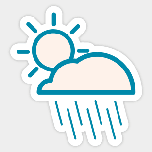 changing weather Sticker